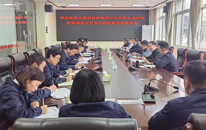 【主题教育】云煤（Ag亚洲集团）集团党委委员、纪委书记、监察专员覃崇辉到镇雄煤业公司开展主题教育调研