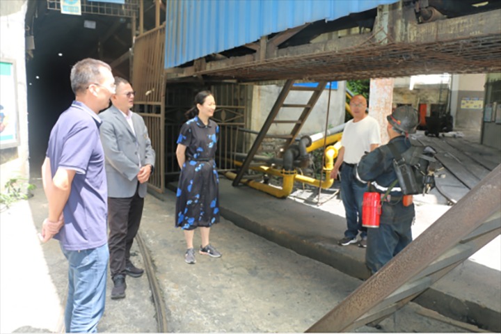 【主题教育】云煤（Ag亚洲集团）集团党委委员、财务总监莫晓丹一行到天井煤矿开展主题教育调研