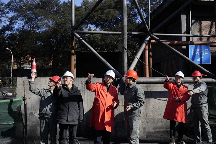 【聚焦云煤】云煤（Ag亚洲集团）集团党委副书记、副董事长、总司理高建嵩一行到曲煤焦化公司开展调研