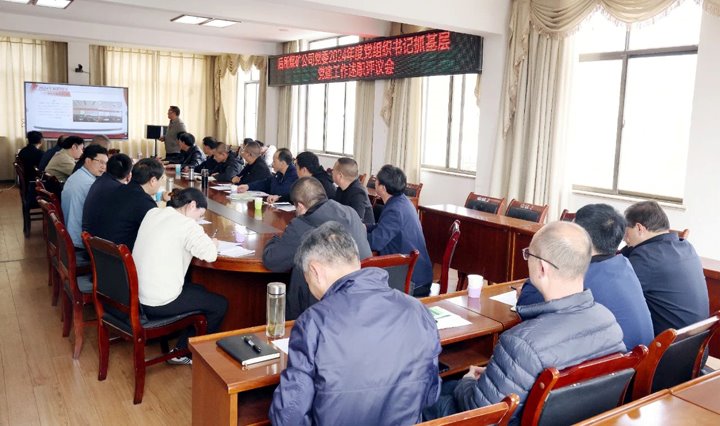 以“述”亮绩，，，，，以“评”促干│后所煤矿公司党委召开2024年度党组织书记抓下层党建事情述职评议审核会